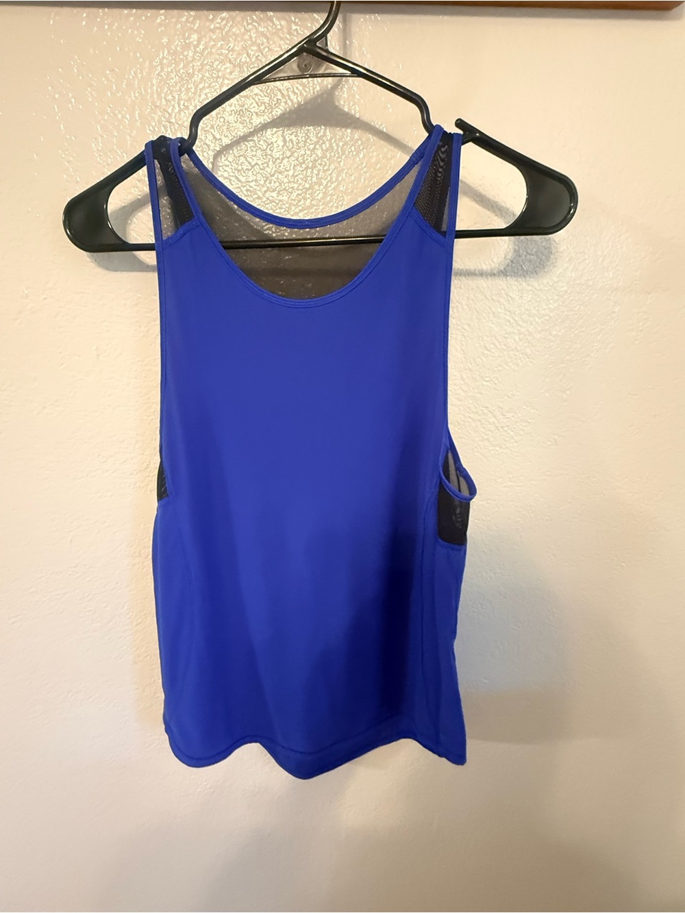 lululemon athletica Electric Blue Mesh-Back Performance Tank